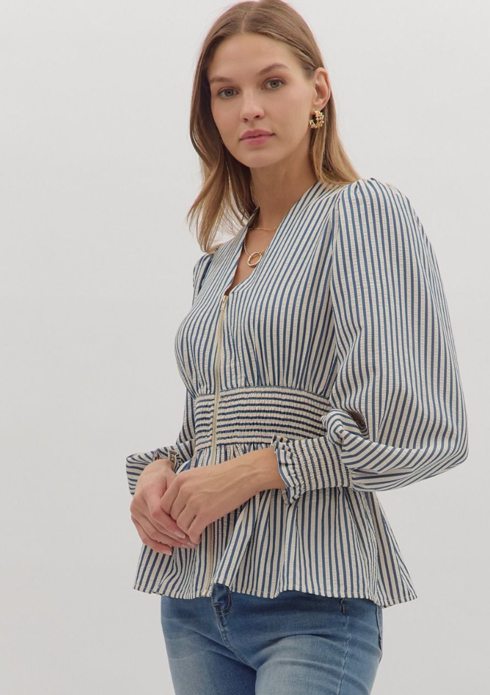 Fashionable Peplum Top