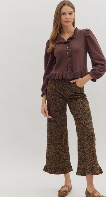 Playful Touch Leopard Pants