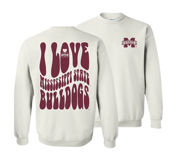Mississippi State Love Sweatshirt