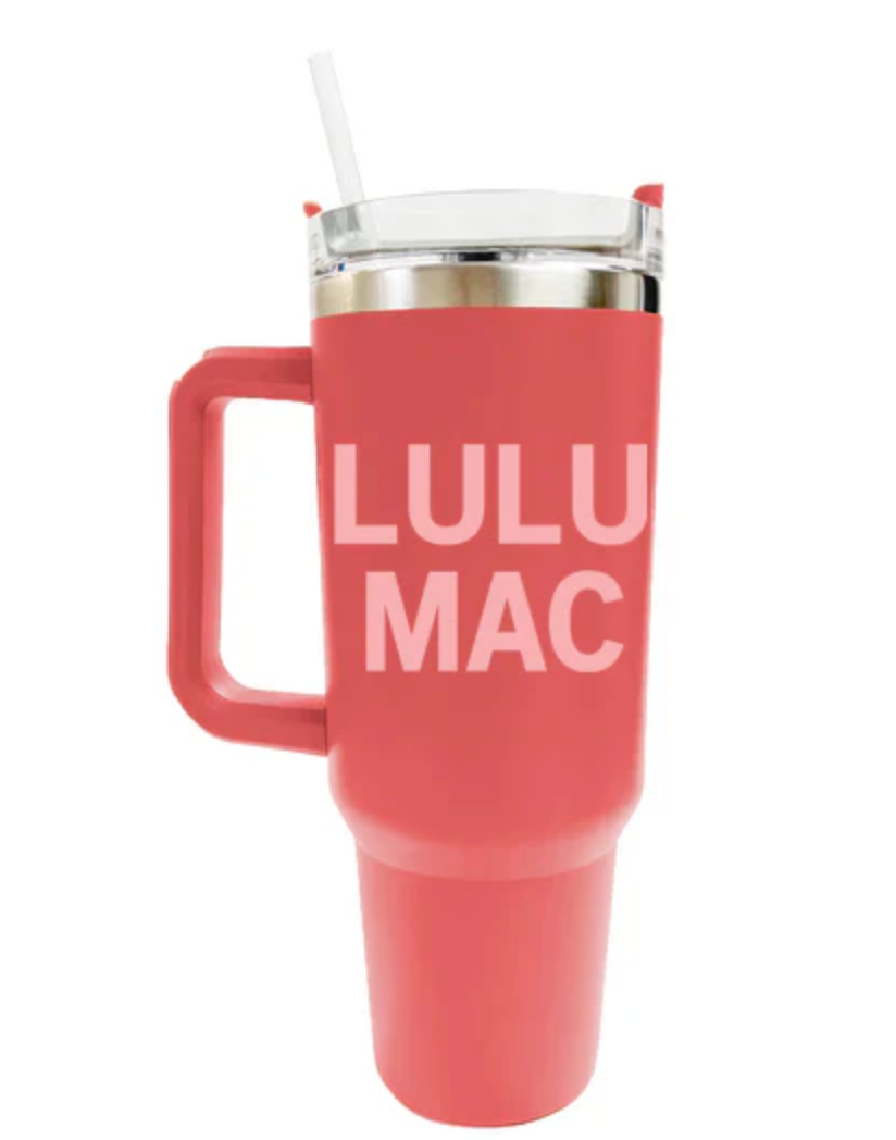 LuLu Mac Tumbler | Coral