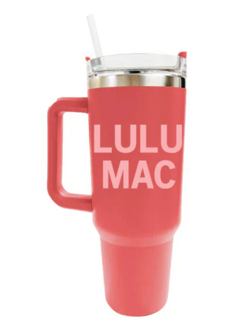 LuLu Mac Tumbler | Coral