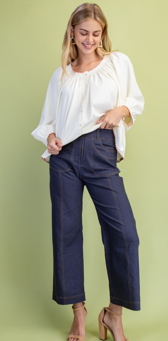 Flattering Stretchy Denim Pant