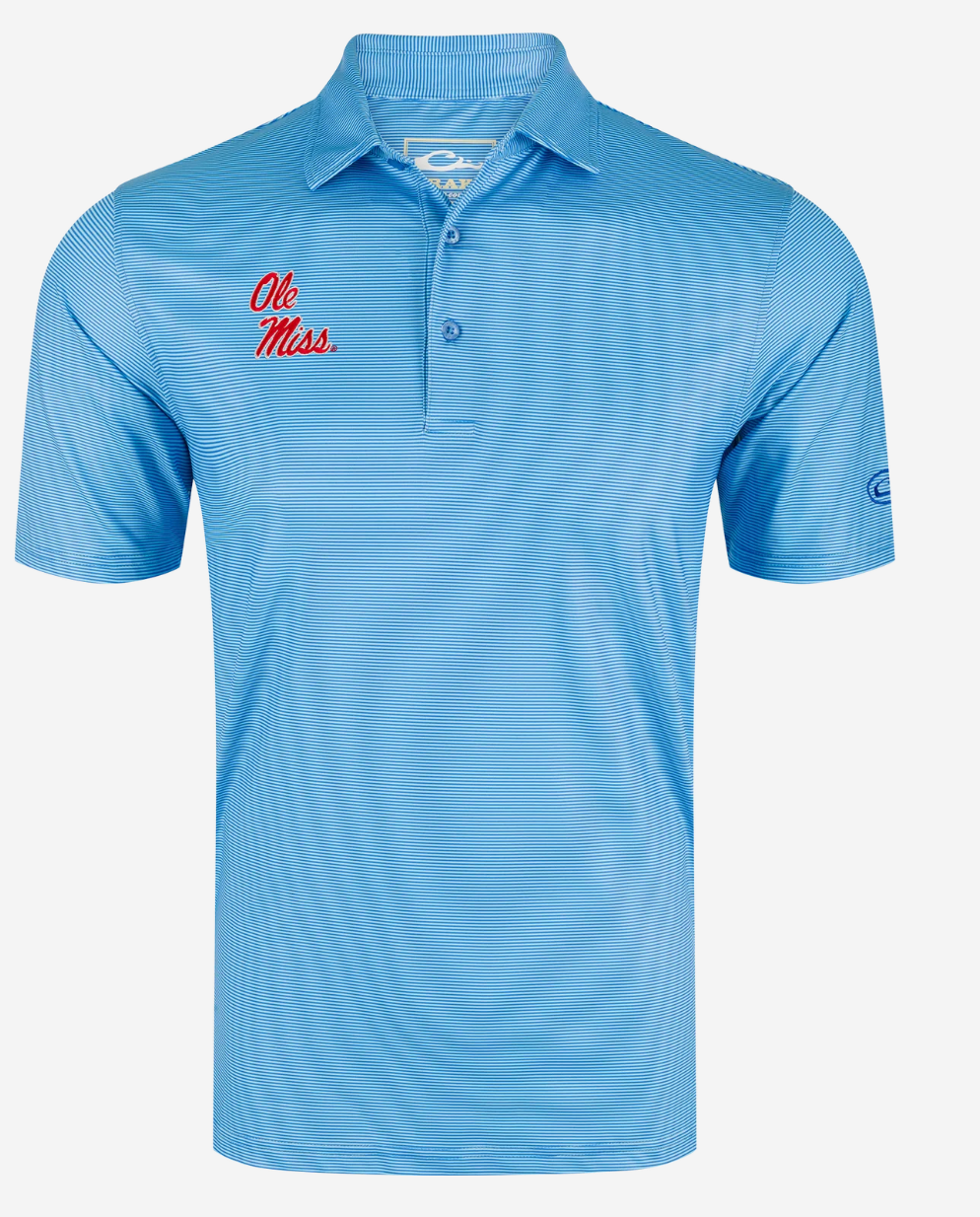 Ole Miss Chalk Stripe Polo