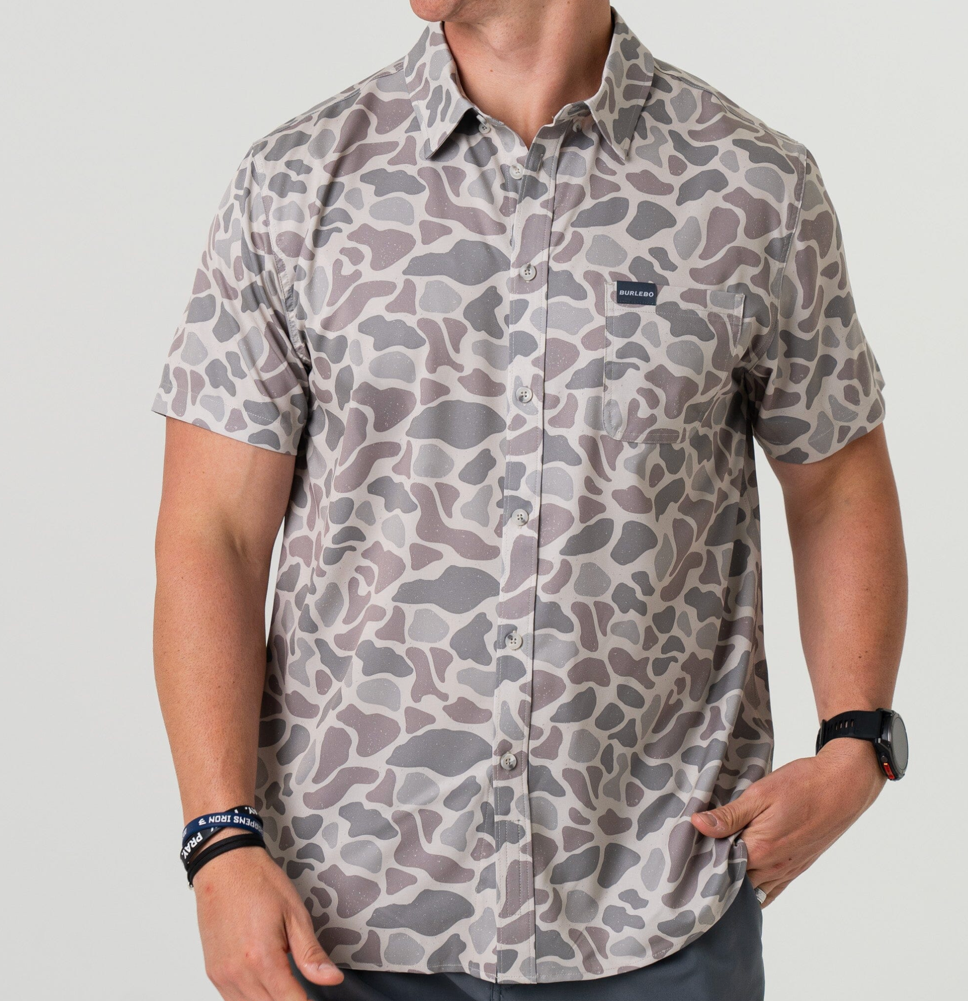 Performance Button-Up - Classic Deer Camo