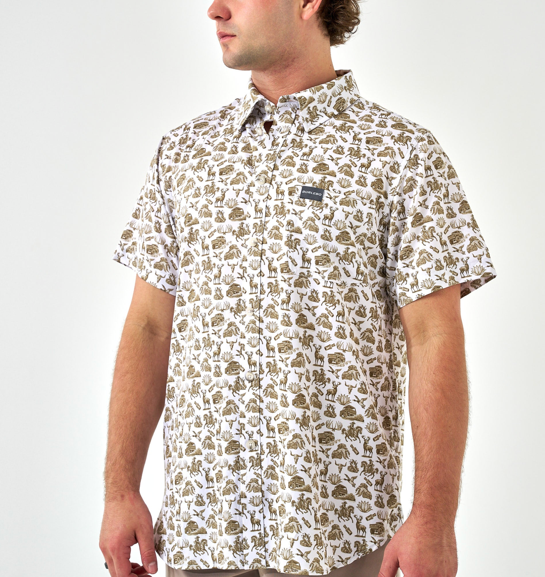 Performance Button-Up - Into The Wild