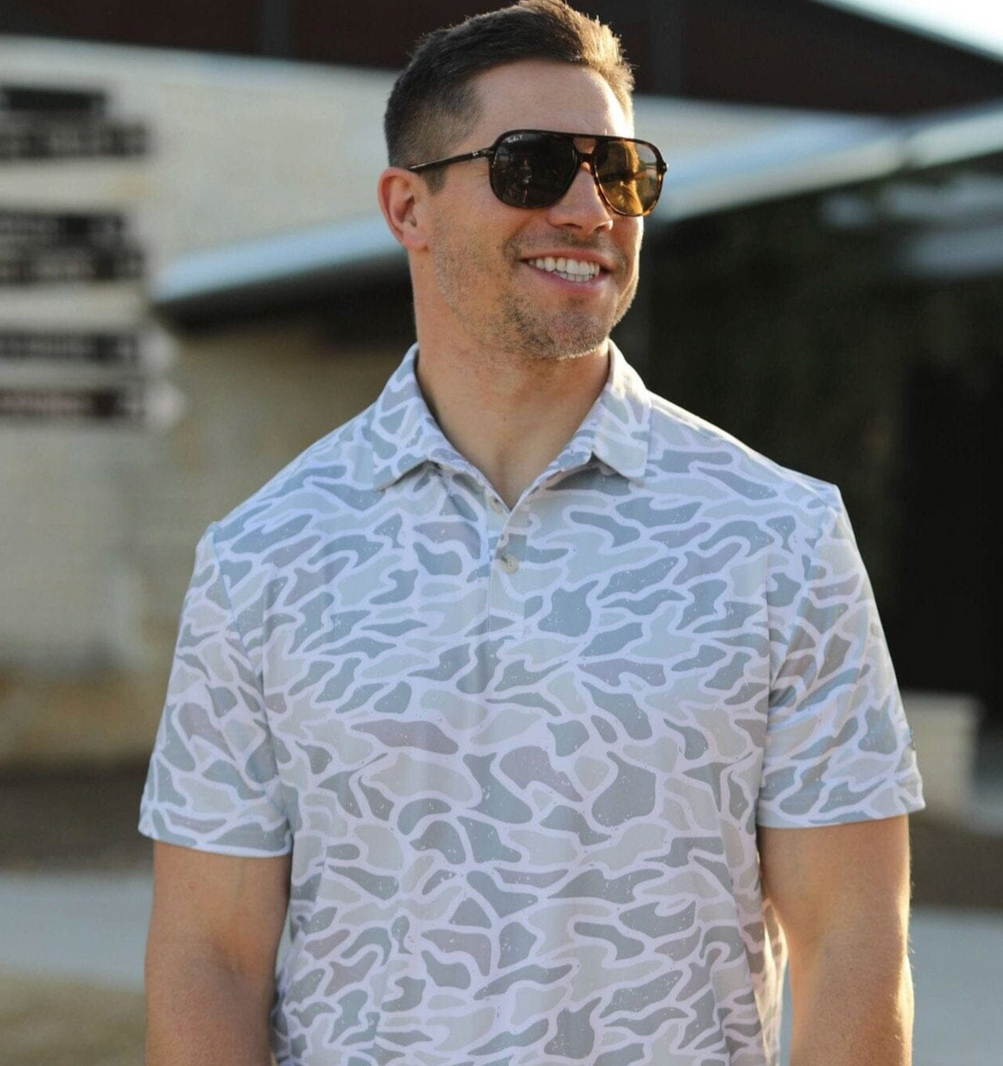 Performance Polo - White Camo
