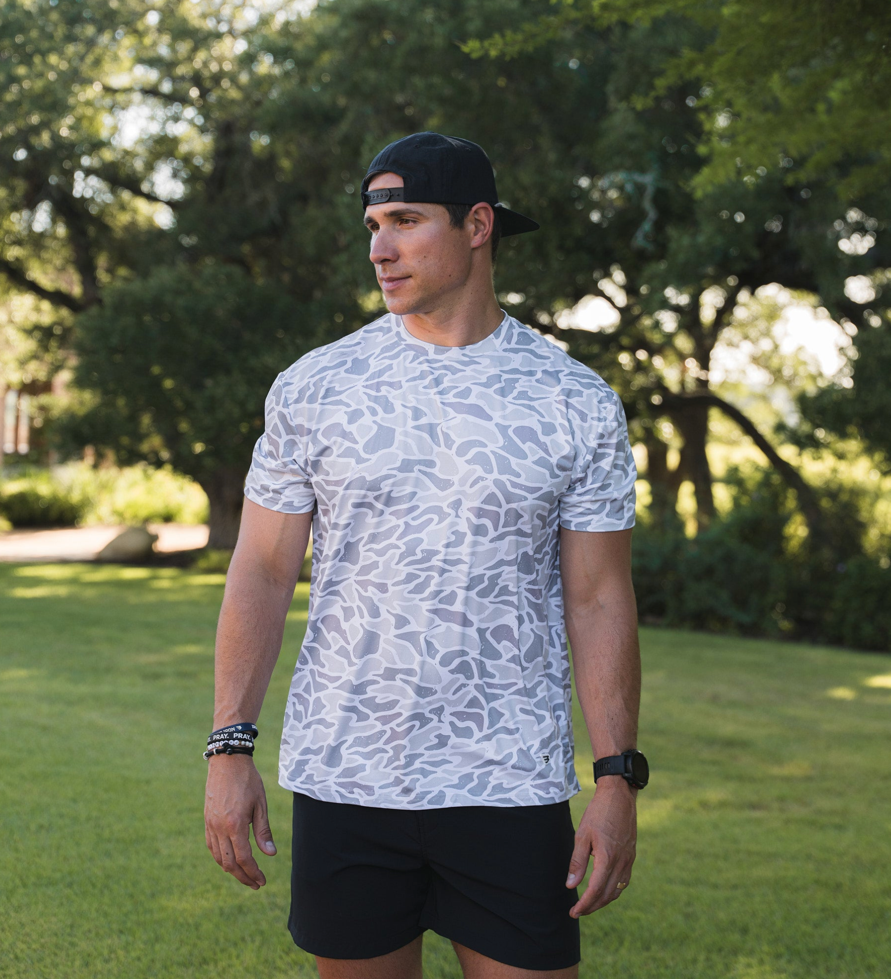 Burlebo - Go To Tee  - White Camo