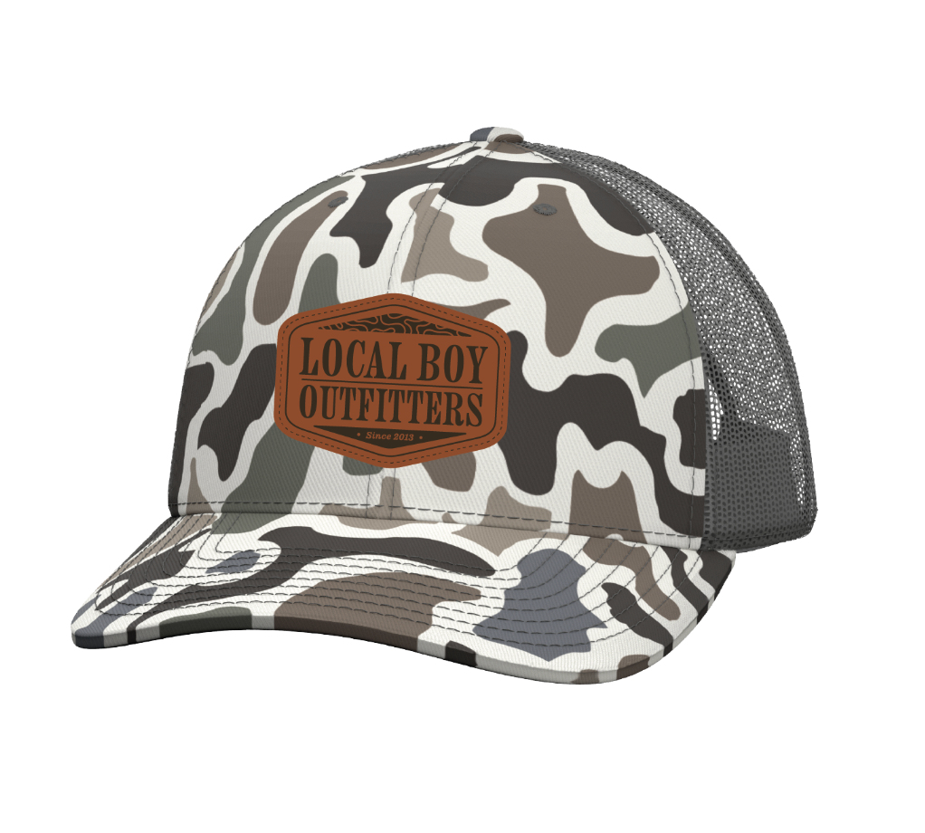 Topo Leather Trucker Hat