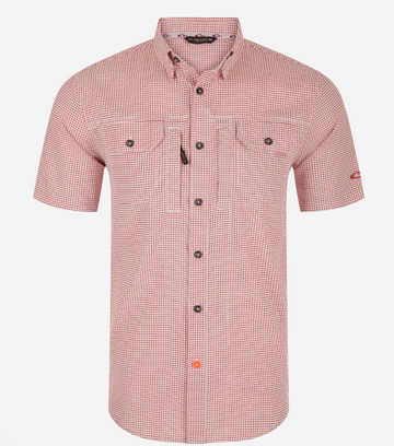 Wingshooters Trey Grid Check Short Sleeve Shirt
