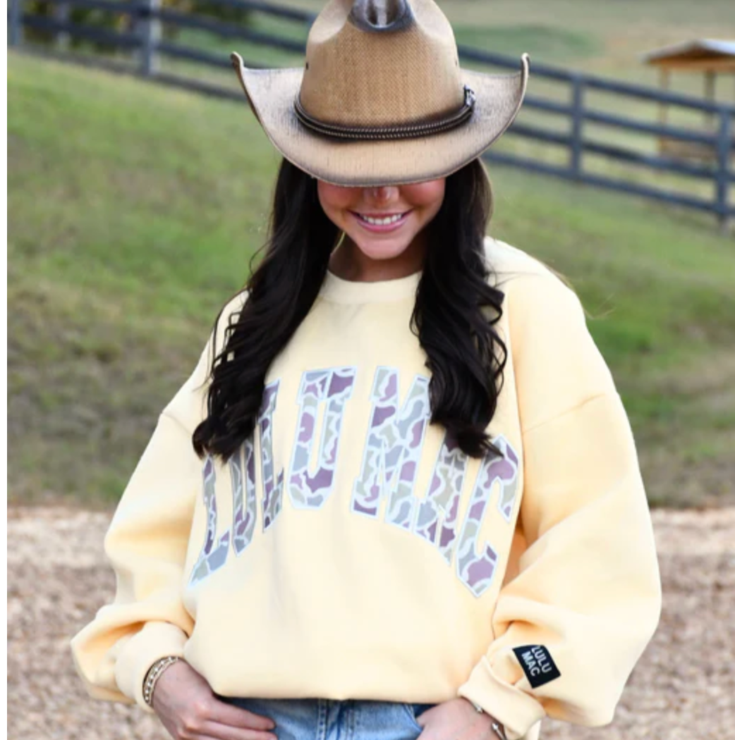 LuLu Mac Sweatshirt | Butter | Camo