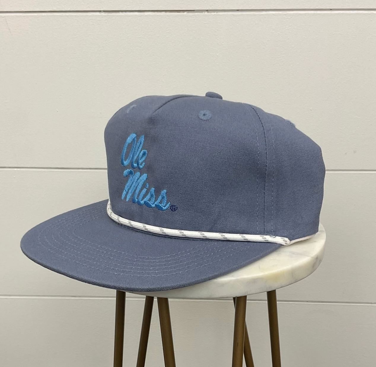 Ole Miss Stacked Rope Cap
