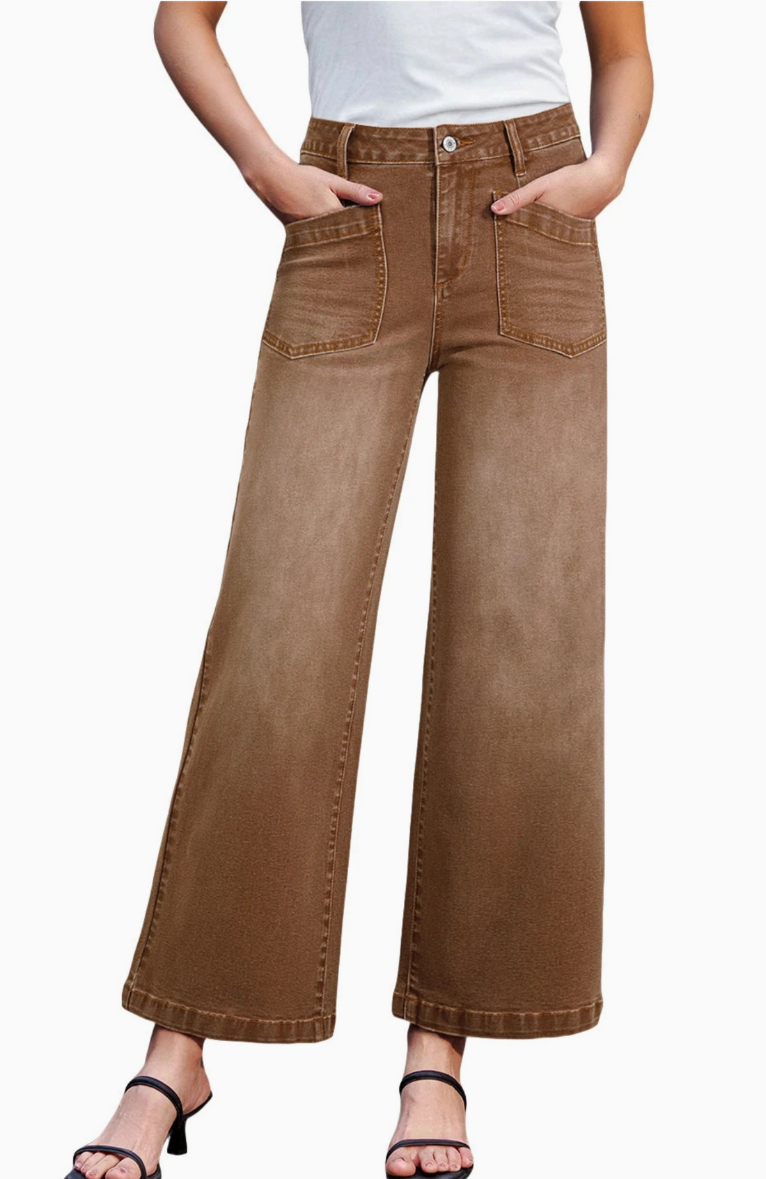 Brown Patch Pocket Jean