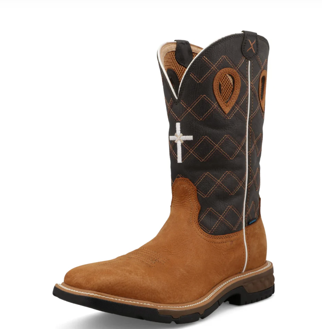 Men's 12" Western Work Boot #MXBW010