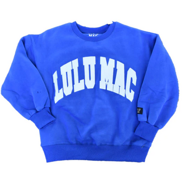 LuLu Mac Sweatshirt | Royal Blue/White