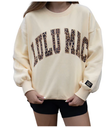 LuLu Mac Sweatshirt | Butter/Leopard