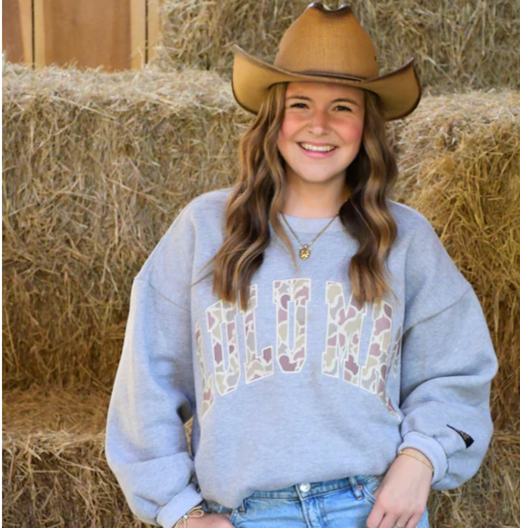 LuLu Mac Sweatshirt | Grey/Camo