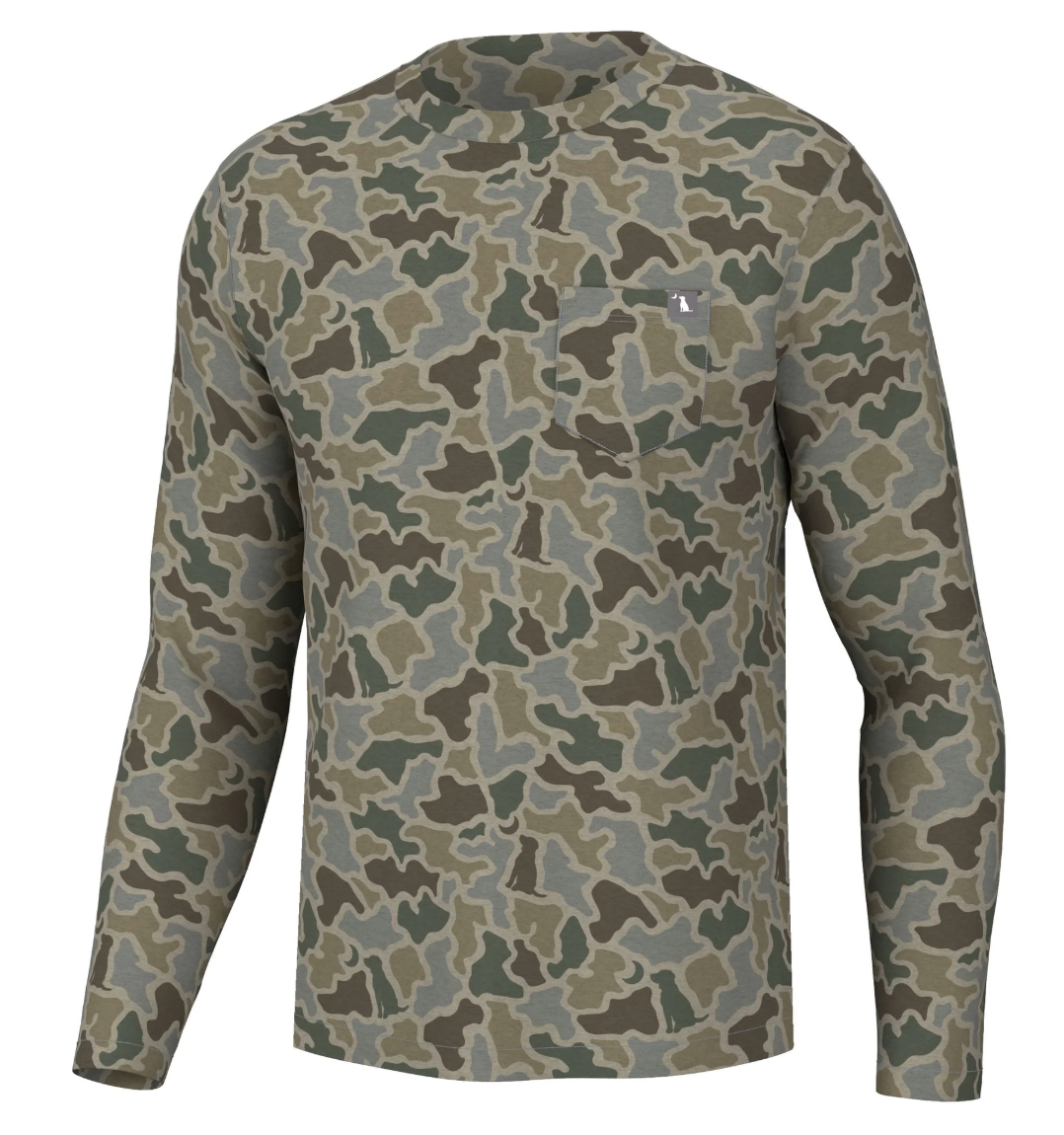 Heather-Blend Crew Shirt