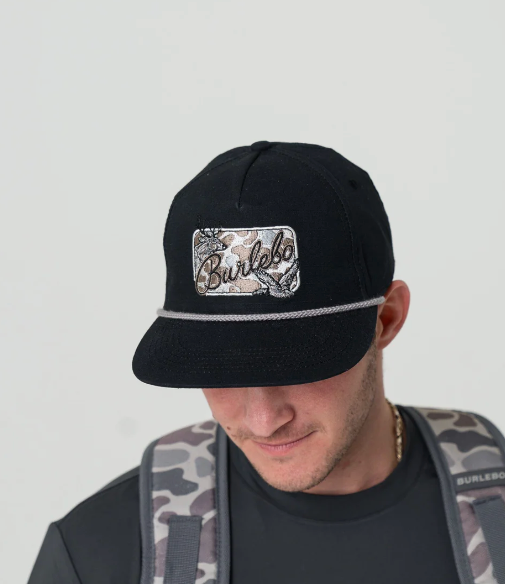 Cap - Camo Patch - Black