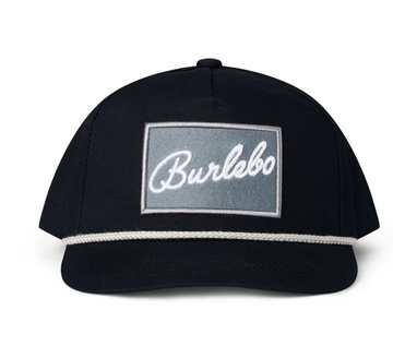 Cap - BURLEBO Grey Patch - Black