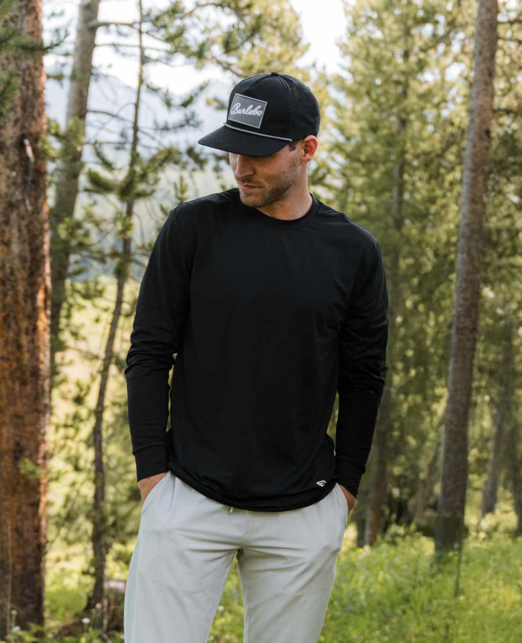 Long Sleeve Go To Tee - Black