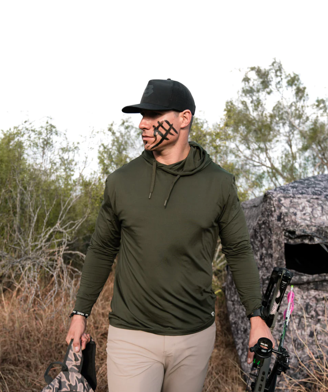 Performance Hoodie - Mallard Green