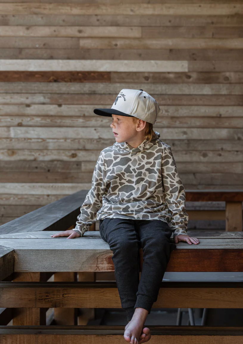 Youth - Fleece Jogger - Heather Black