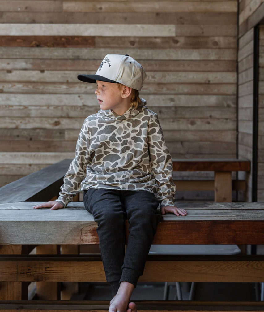 Youth - Thermal Hoodie - Classic Deer Camo