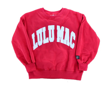 LuLu Mac Sweatshirt | Red/White