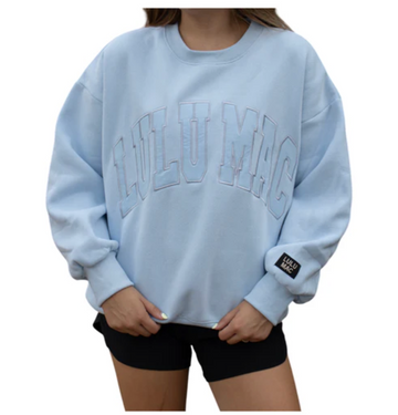 LuLu Mac Sweatshirt | Light Blue/Light Blue