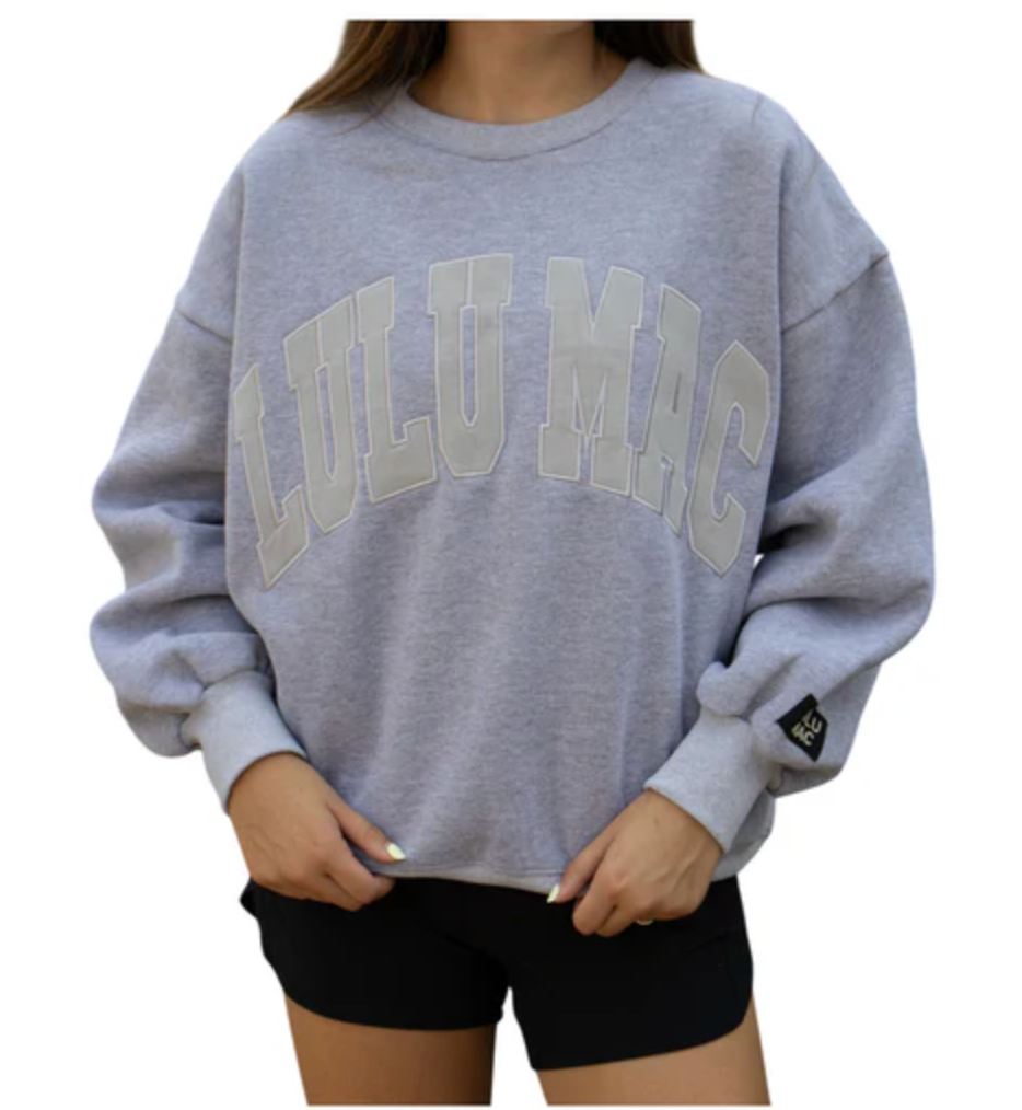 LuLu Mac Sweatshirt | Grey/Grey