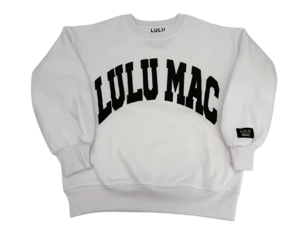LuLu Mac Sweatshirt | White/Black