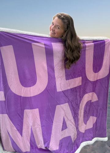 Lulu Mac Blanket | Purple