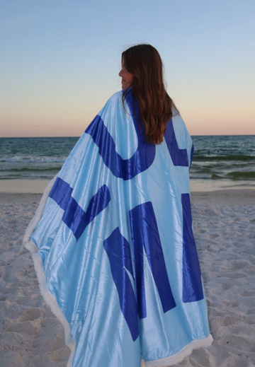 Lulu Mac Blanket | Blue