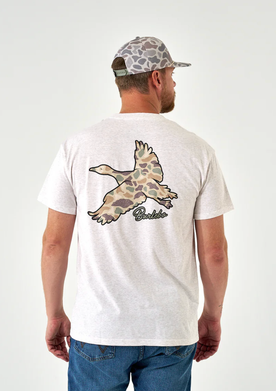 Flying Pintail Camo Duck - Oatmeal