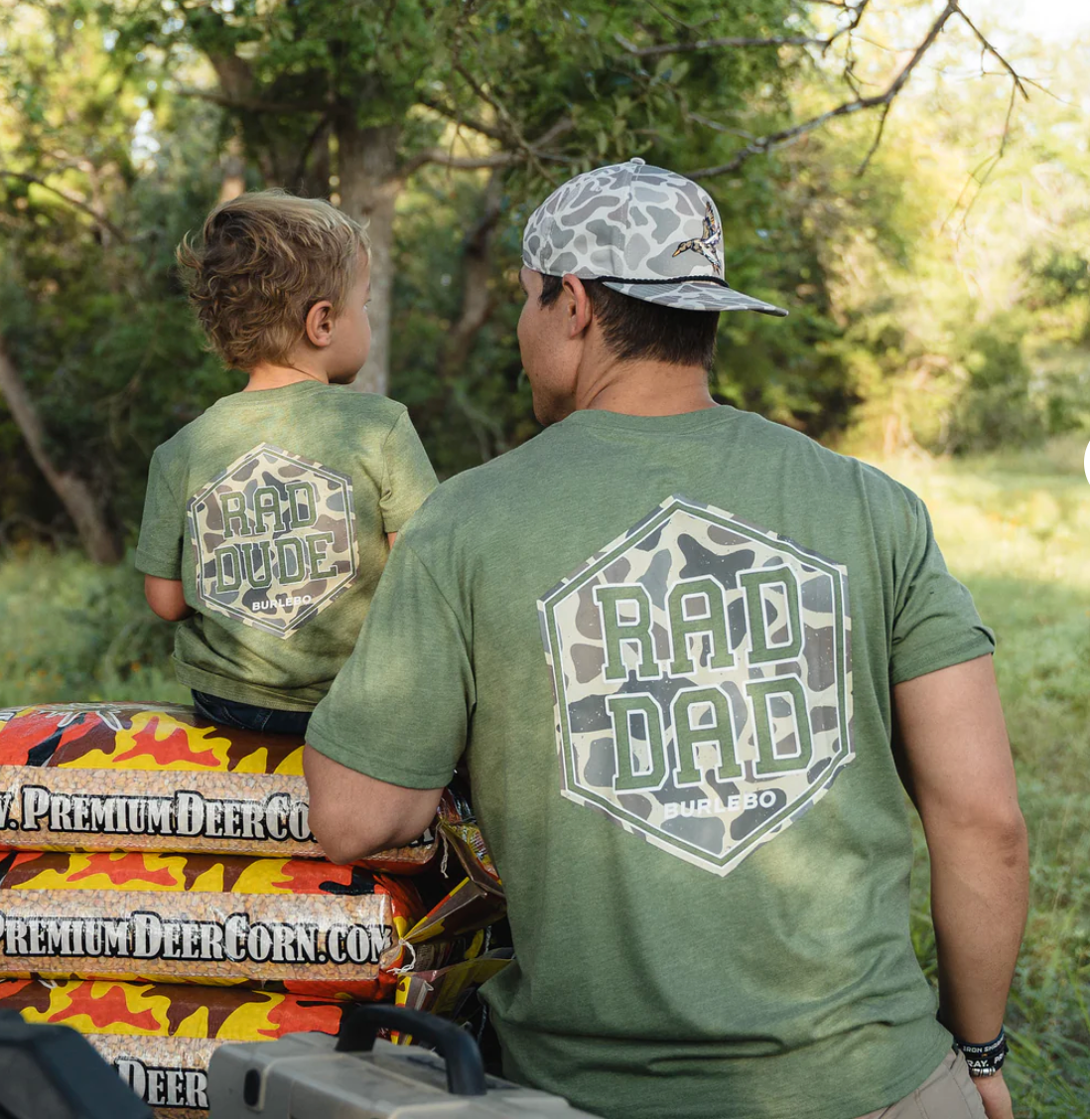 Rad Dad Deer Camo - Heather Olive