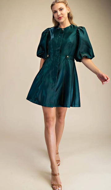 Christmas Flattering Shiny Dress