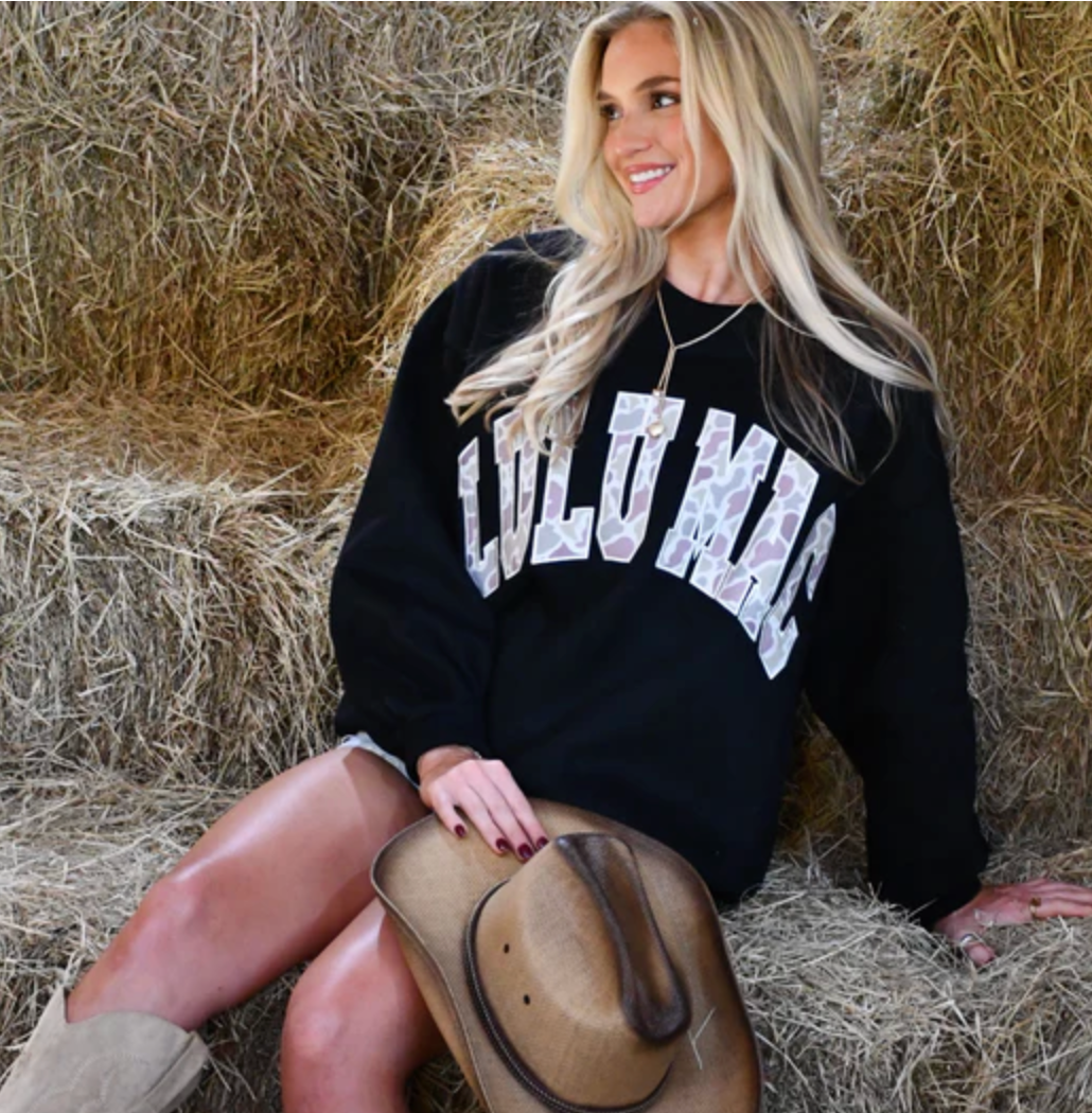 LuLu Mac Sweatshirt | Black/Camo