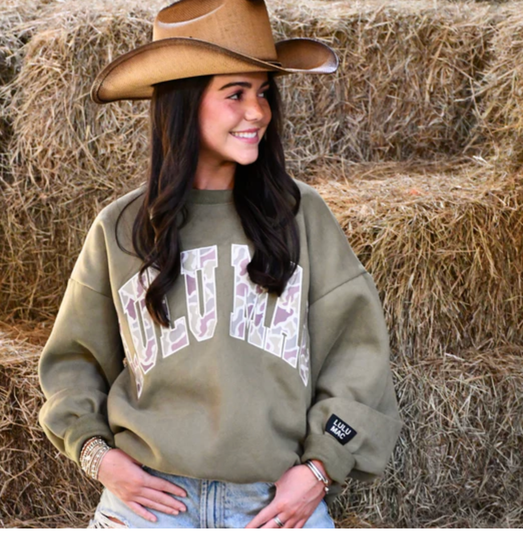 LuLu Mac Sweatshirt | Green/Camo
