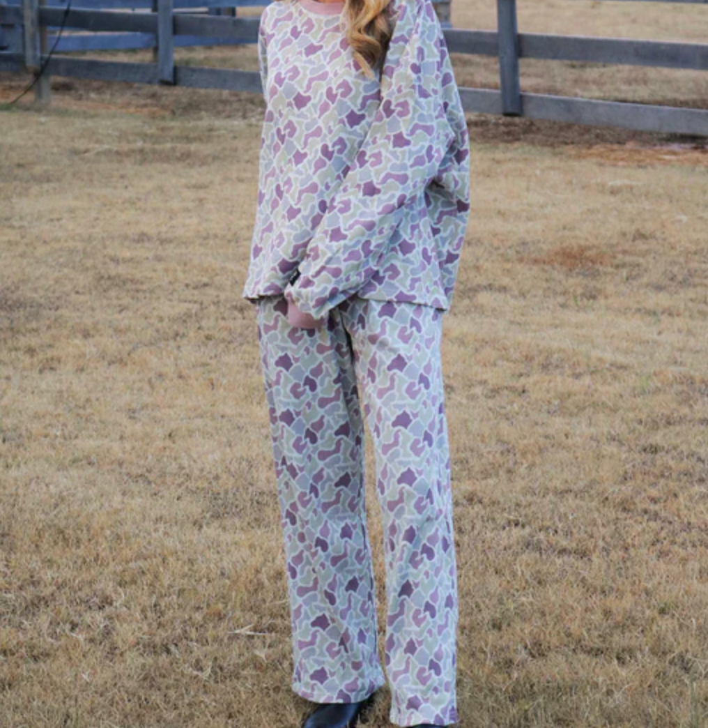 LuLu Mac Waffle Camo Pant