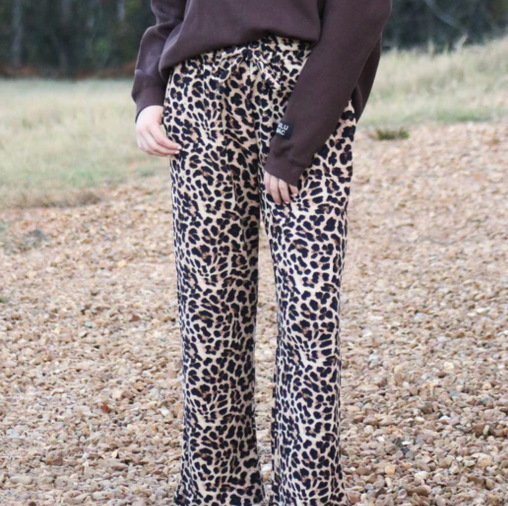 LuLu Mac Waffle Leopard Pant