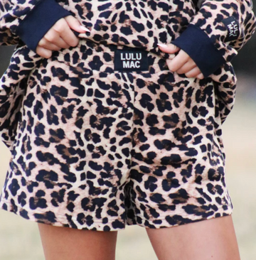 LuLu Mac Waffle Leopard Short