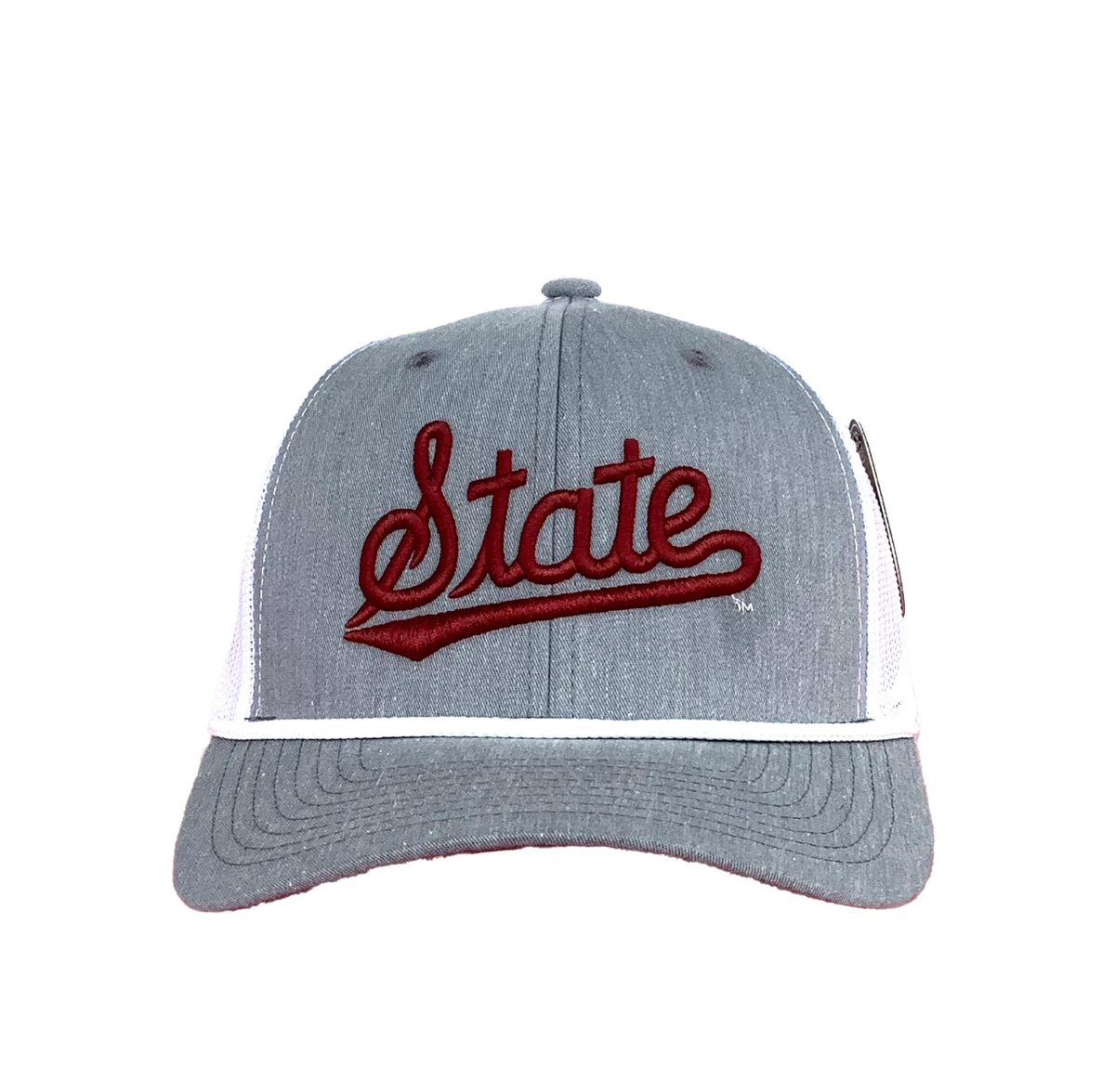 Miss State Script Rope Hat State Script 3D 6 Panel Rope