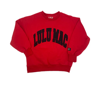 LuLu Mac Sweatshirt | Red/Black