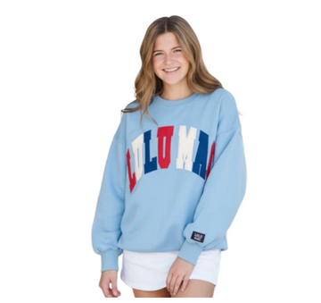 LuLu Mac Sweatshirt | Red/White/Lulu Stitch