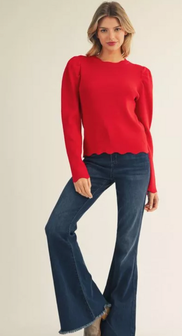 The Perfect Red Sweater
