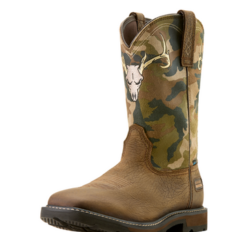 Groundbreaker Antler Waterproof Wide Square Toe Work Boot #10074211