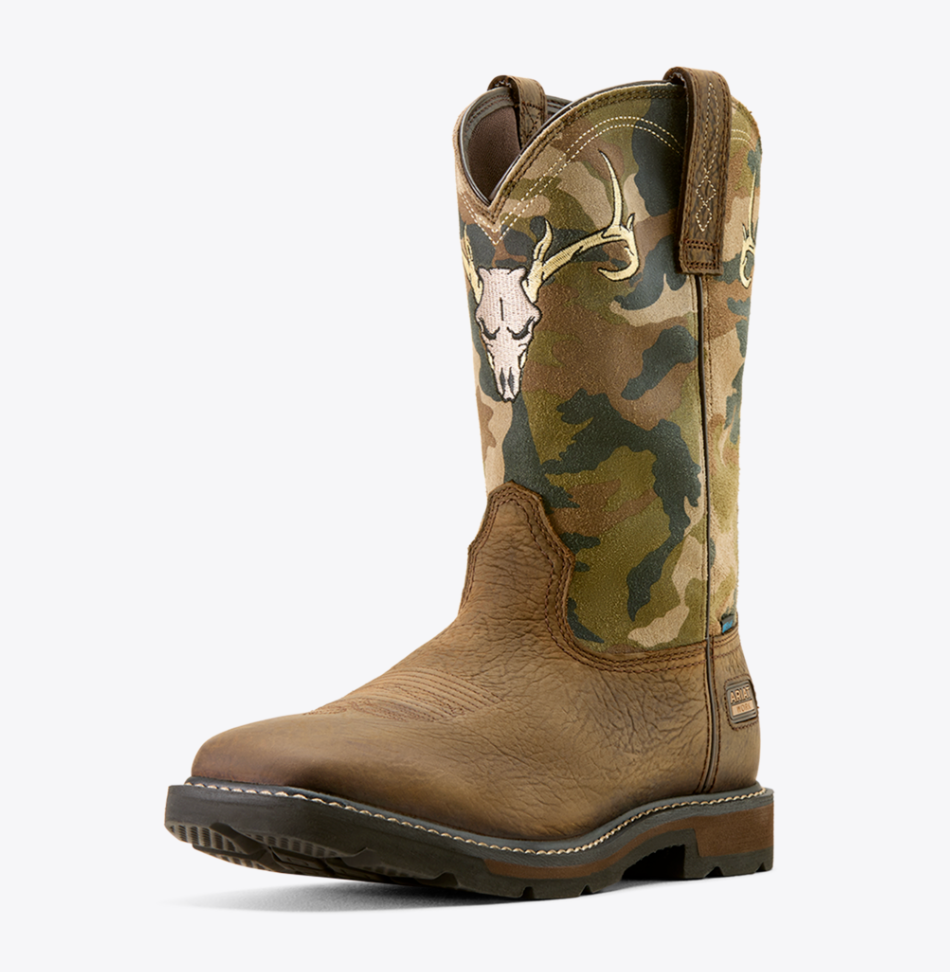 Groundbreaker Antler Waterproof Wide Square Toe Work Boot #10074211