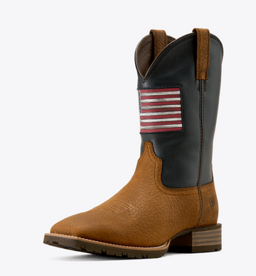 Hybrid Rancher Patriot Wide Square Toe Cowboy Boot #10074205