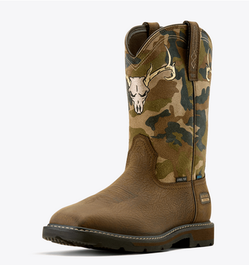 Groundbreaker Antler Waterproof Wide Square Toe Steel Toe Work Boot #10074287