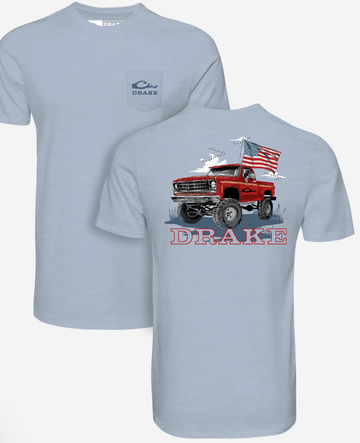 Americana Flag Truck T-Shirt